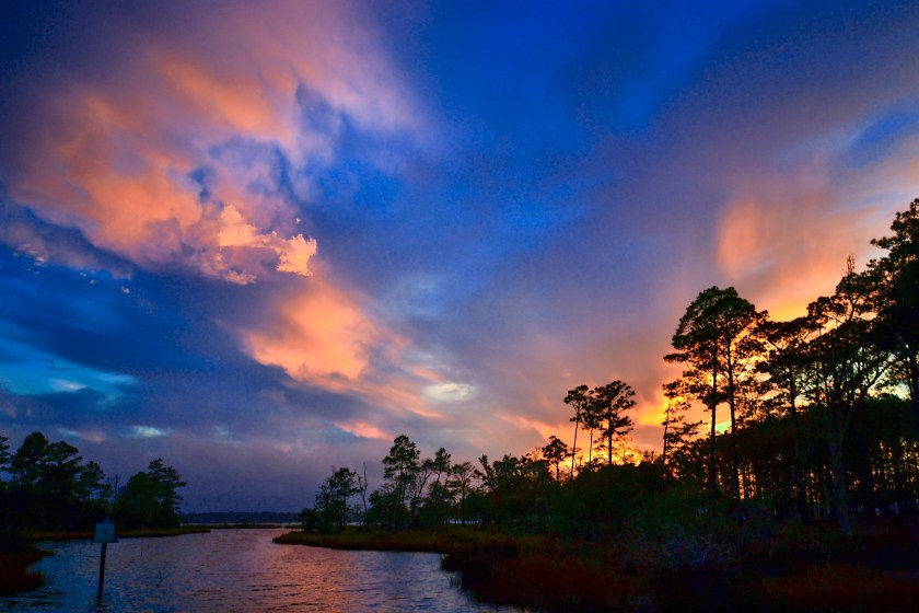 Sunset in Raymond's Gut