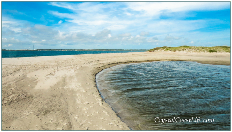 Land Bridge at North End Of The Point At Emerald Isle, NC