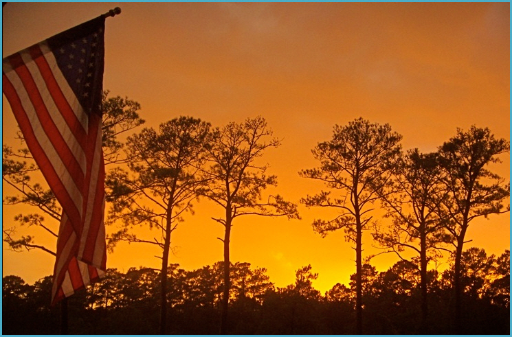 Sunset on North Carolina Coast
