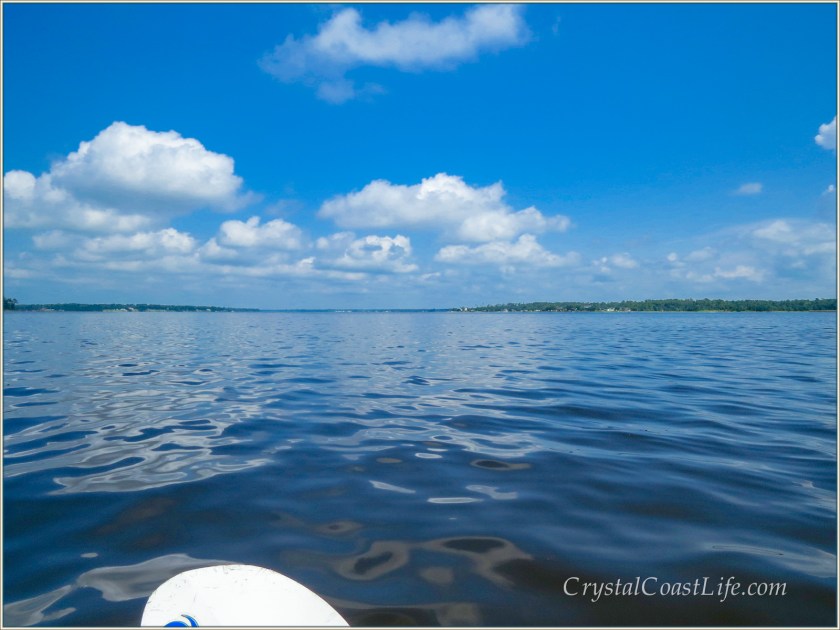 Looking north up the White Oak River