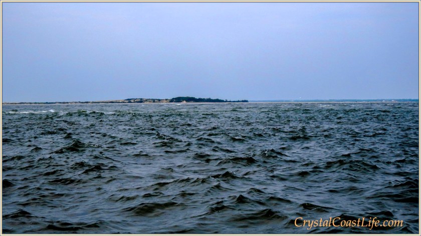 Rough Waters Outside of Bogue Inlet, August 28, 2013