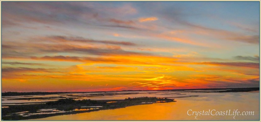 Sunset over Bogue Sound