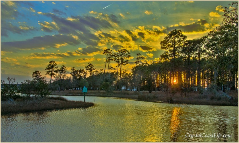 Sunset in Raymond's Gut