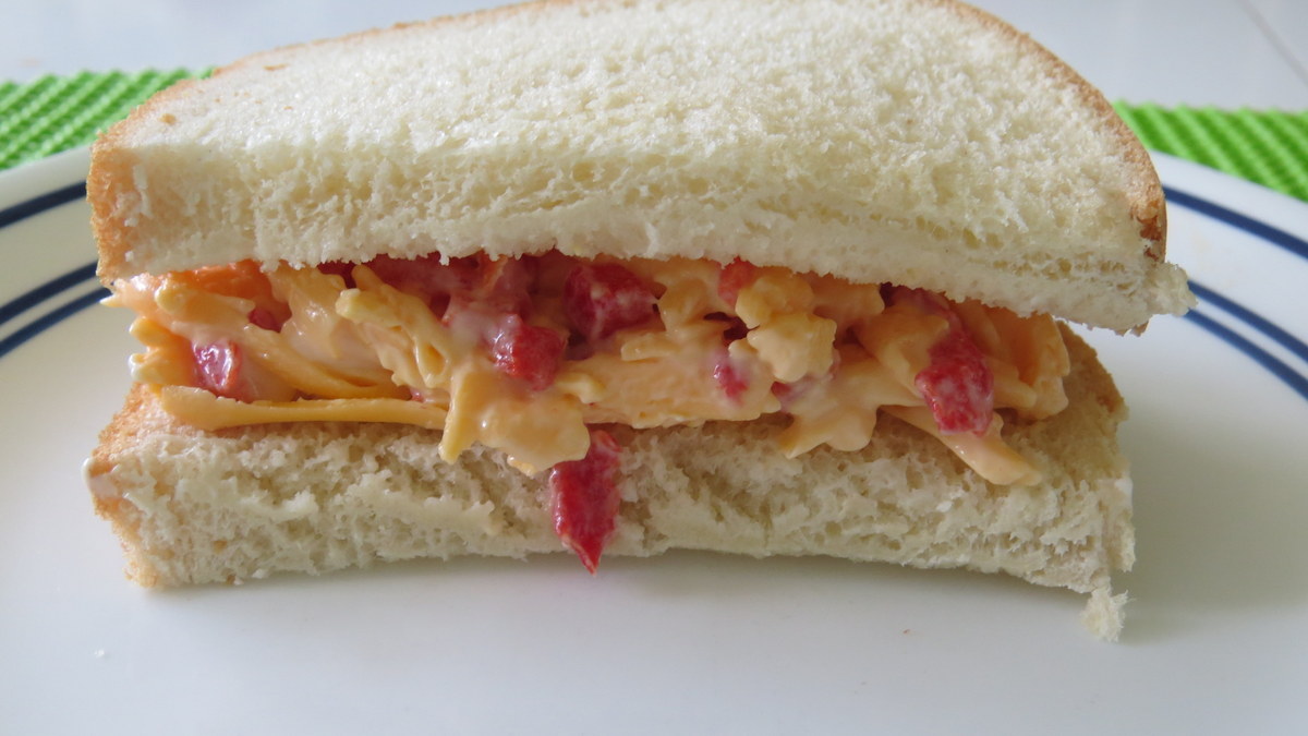 Pimento cheese on Sourdough white bread
