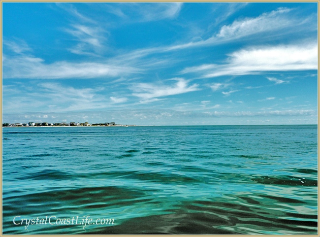 Fishing in Bogue Inlet off the beaches of Emerald Isle
