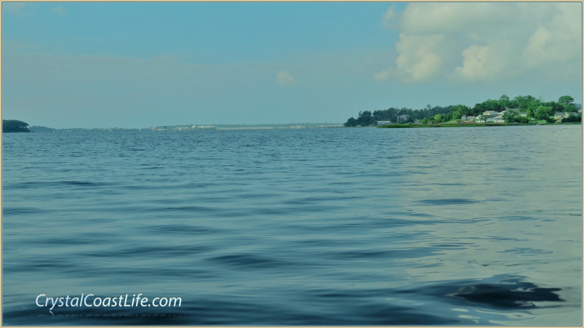 White Oak River just north of Swansboro, NC