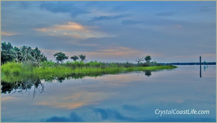 Late evening on the White Oak River