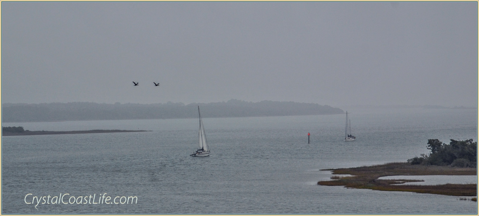 Bogue Sound from Emerald Isle Bridge