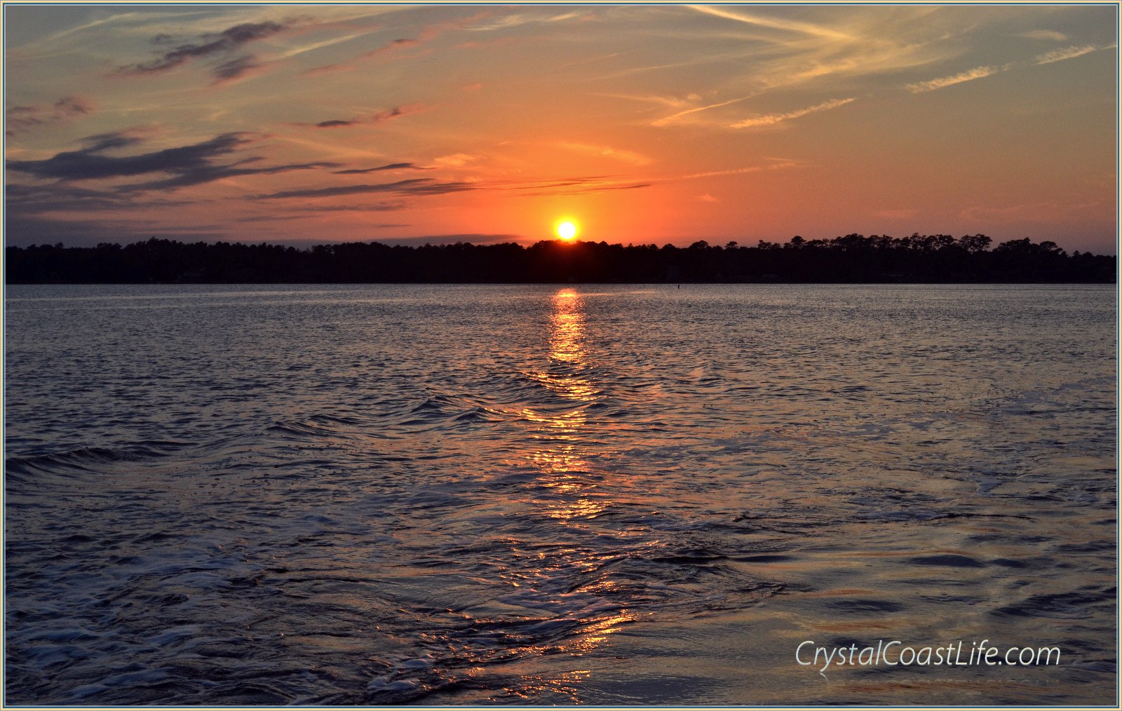 Sunset on the White Oak River