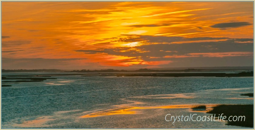 Sunset over Bogue Sound