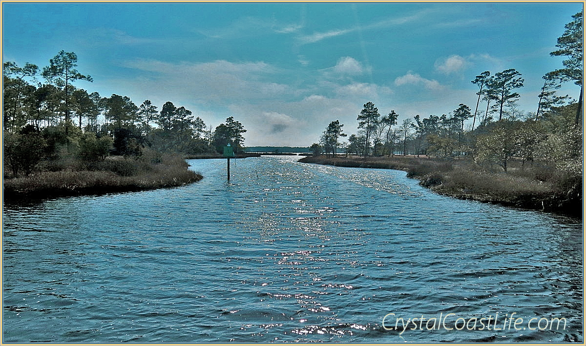 Bright spring day on Raymond's Gut